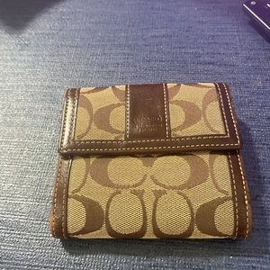 Authentic Coach small wallet.
